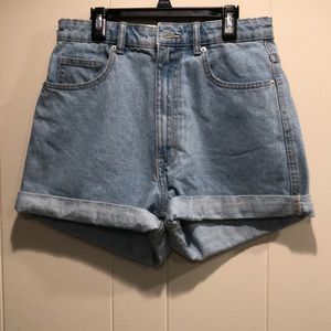 ZARA high waist Jean shorts size 6